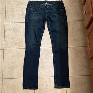 True Religion Women's Deep Indigo Skinny Jeans